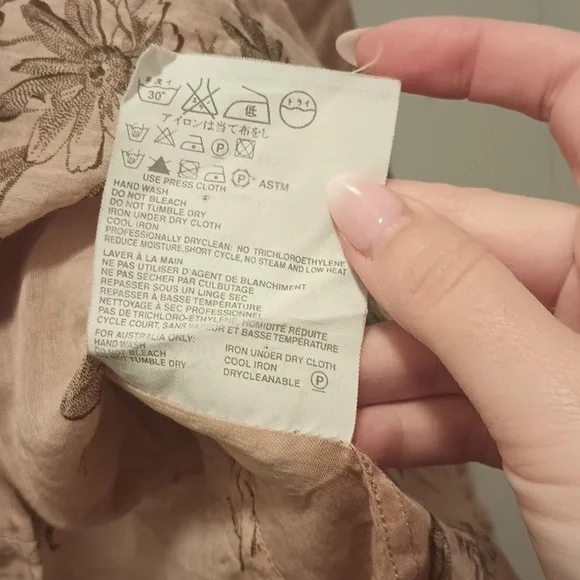 Prada Light Pink Botanical Women's Blouse - Picture 4 of 6